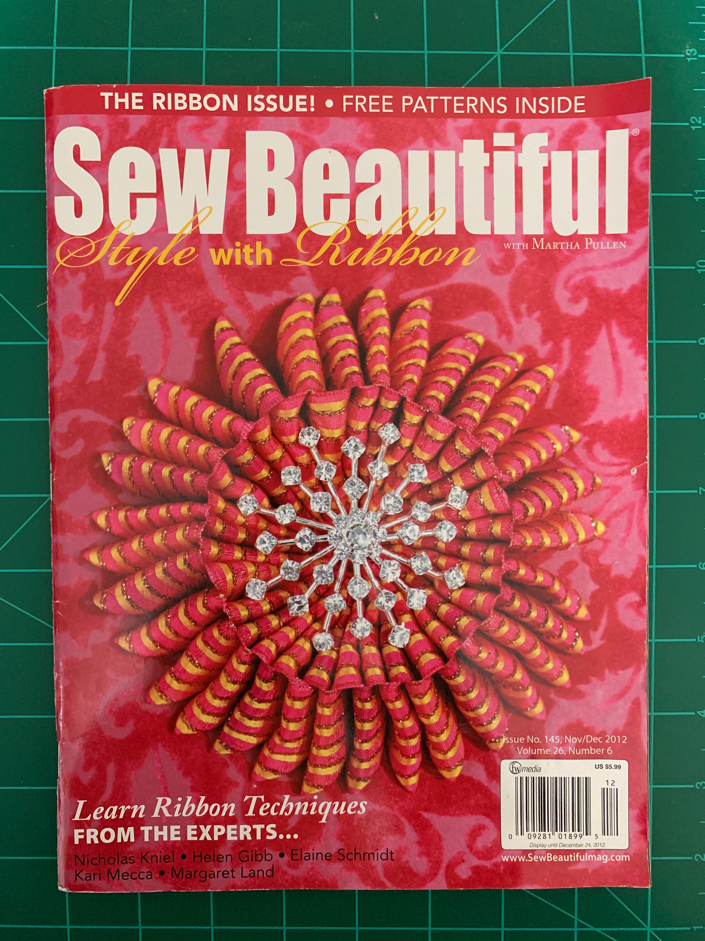Sew Beautiful Issue No. 145 Nov/dec 2012 - Etsy