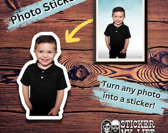 Personalized Photo Stickers: Custom Waterproof Vinyl Decals
