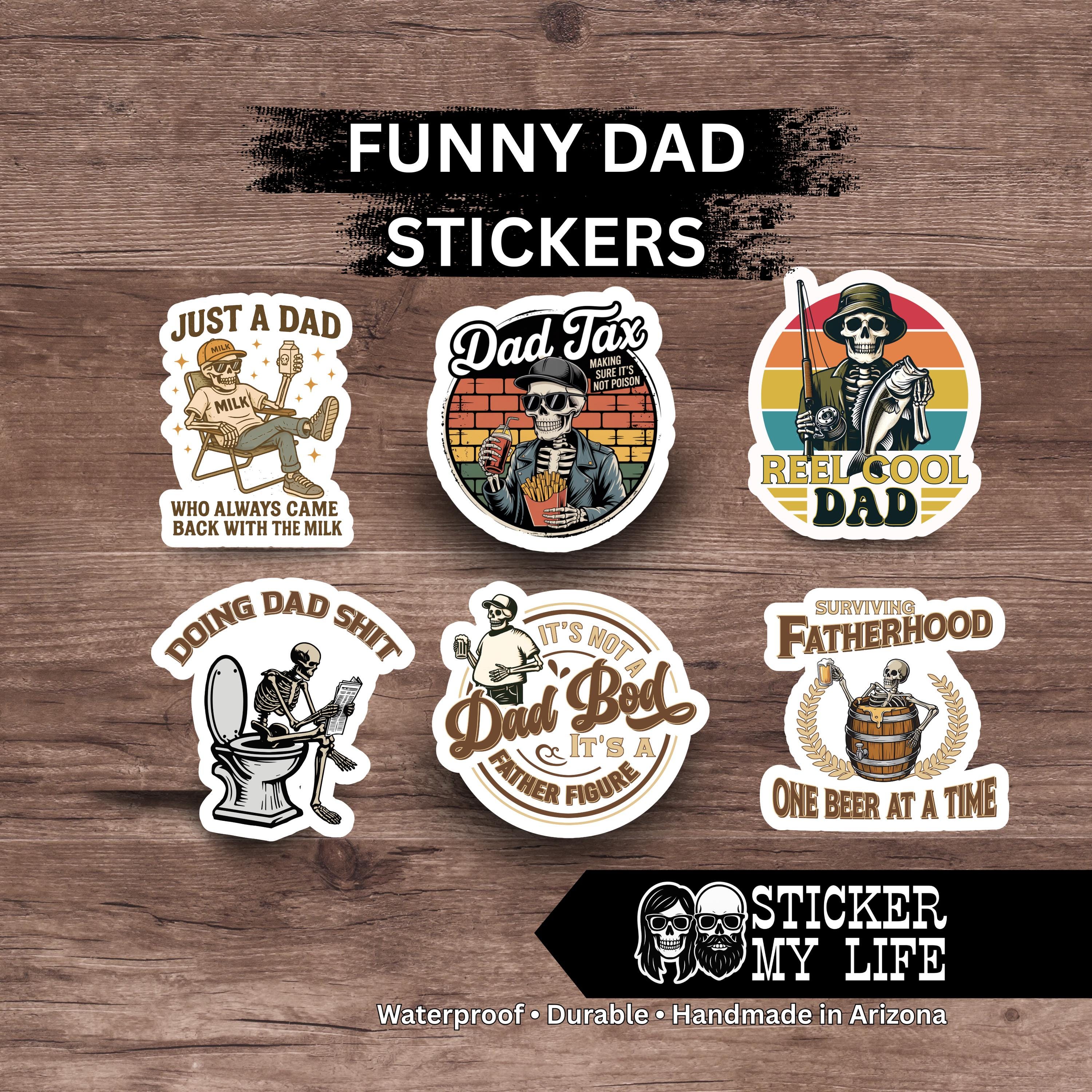 Why U R Angry Daddy Sticker Funny Dad / Father Stickers - Buy 1 or Buy Them ALL - 3 Inches ...