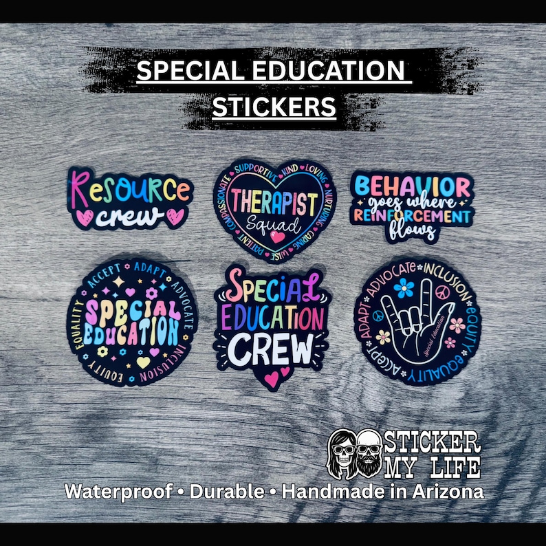 Special Education Sticker Pack | Teacher & Therapist Stickers | ABA ...