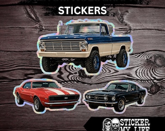 Custom Holographic Photo Stickers | Personalized Picture Stickers | Waterproof Vinyl Decals | Custom Car, Pet, Family & Logo Stickers