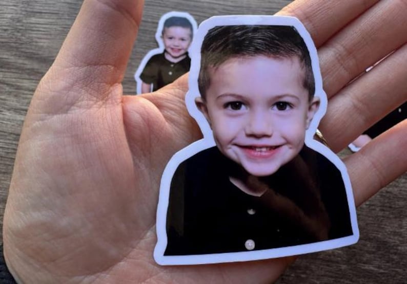 Personal Photo Sticker Personalized Photo Stickers: Custom Waterproof Vinyl Decals - Etsy