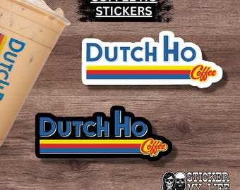 Coffee Ho Stickers | Coffee Parody Sticker | Waterproof Vinyl Decal | Funny Coffee Lover Gift | Laptop Water Bottle Car Sticker