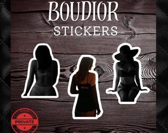 Custom Boudoir Stickers – Personal Photo Sticker for Laptop, Gift, Scrapbook, or Tumbler – Waterproof Vinyl