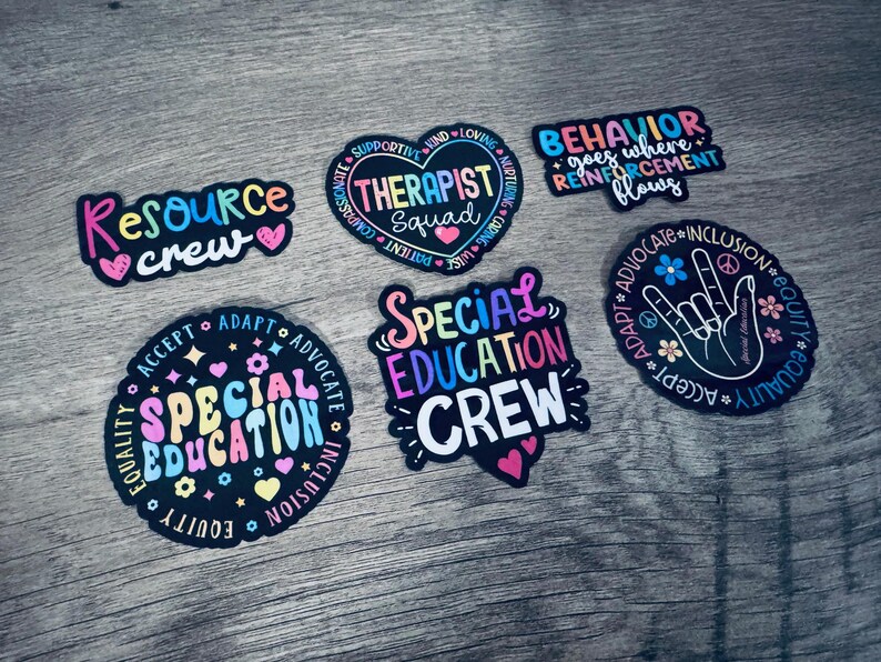 Special Education Sticker Pack | Teacher & Therapist Stickers | ABA ...