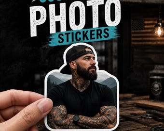 Personalized Photo Stickers: Custom Waterproof Vinyl Decals