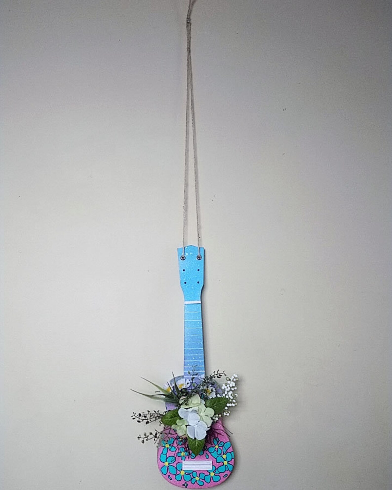 Cute flower Ukulele wall hanging Etsy
