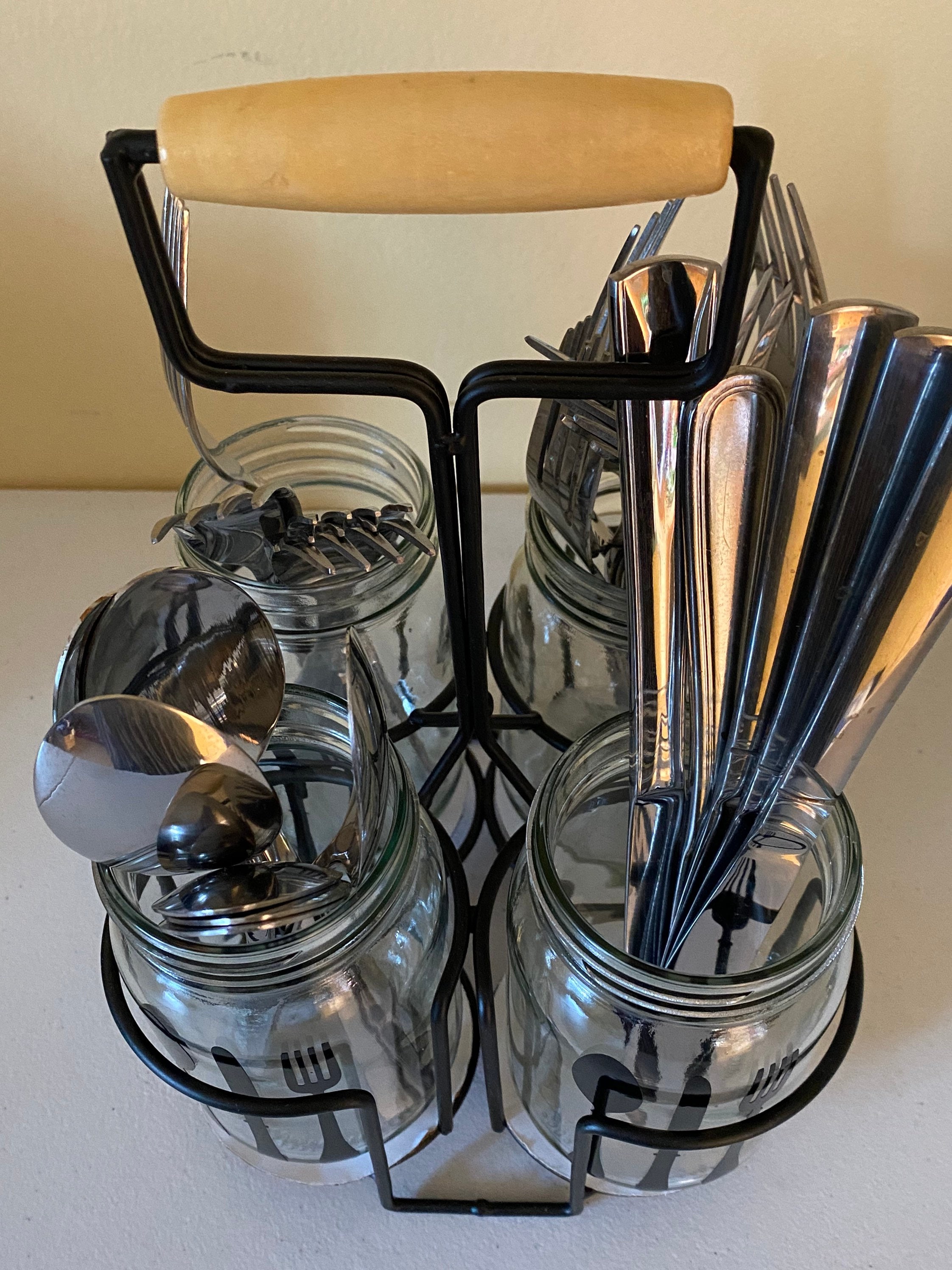 Utensil HolderSilverware Caddyflatware caddy set Etsy