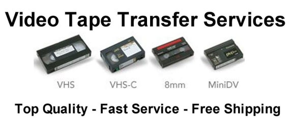 VHS Tape to Digital File MP4 Conversion Service Video Tape Transfer FREE  USB PIN