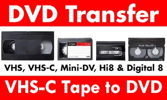 VHS C To VHS Cassette Adapter - Converts Video Camcorder Tapes To