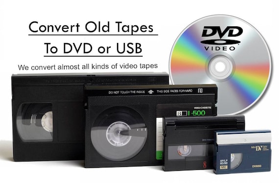 Springe kam Pålidelig Convert Your Mini DV Video Tape to DVD. Transfer Your Mini DV - Etsy