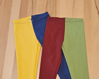 Leggings,  Kinderleggings, zweifarbig