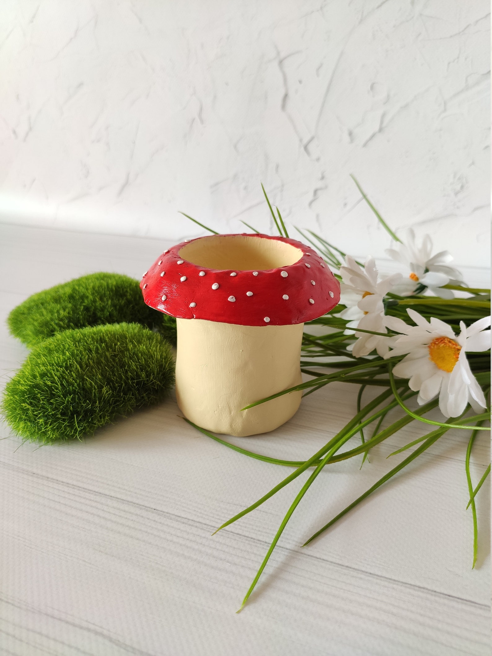 Amanita Mushroom Toothbrush Holder Fungi Toothpaste Holder Etsy