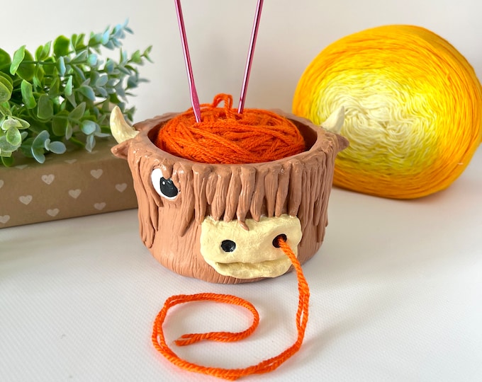 Cat Yarn Bowl Etsy