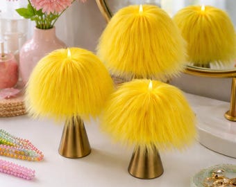 Vela LED de luz tenue / Pieza decorativa acogedora / Detalle estético para la habitación