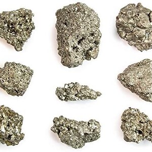 Beverly Oaks Iron Pyrite Stone ‐ Pyrite Bulk ‐ Gorgeous and Sparkling Bulk Pyrite (AKA Fool’s Gold) (1/2 Pound)