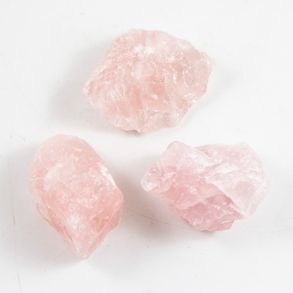Raw pink quartz