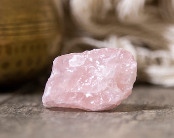 Rose Quartz Crystal - Rose Quartz Stone - Raw Pink Quartz - Rough Rose Quartz Cluster For Love