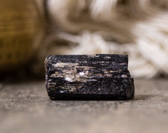 Raw Black Tourmaline Crystal - Tourmaline Stone - Tourmaline Chunk - Tourmaline Rods For Protection and Grounding