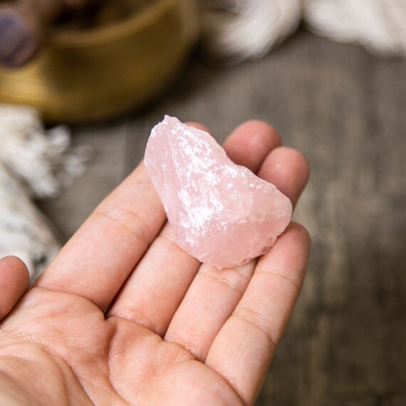 Earths Elements Rose Quartz Raw | 1.5x2.5