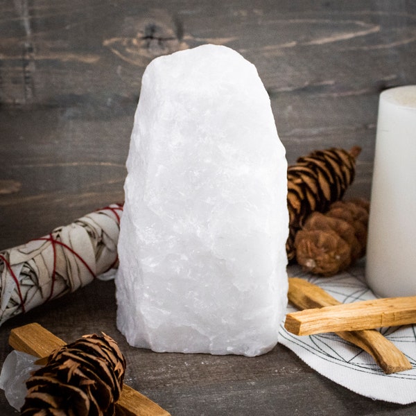 Clear Quartz Crystal Lamp - Home Decor Clear Quartz Light - The Master Healing Stone