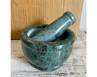 Marble Mortar And Pestle, Okhal, Moosal, Moosali, Traditional Indian Style
