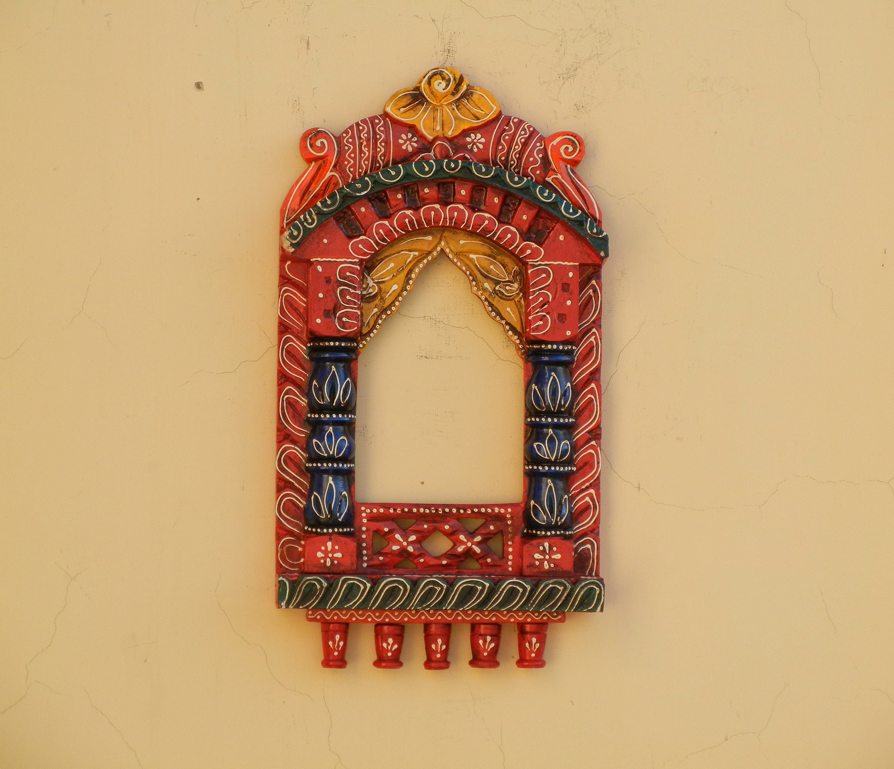 Wooden Ethnic Jharokha Wall Frame Wall Decor Wall Hanging Etsy