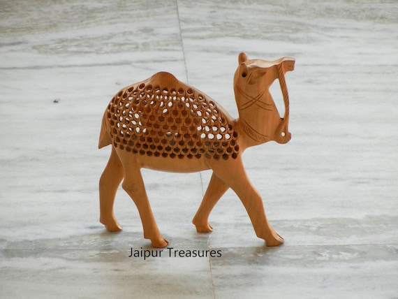 インドの貴重な木製ハンドメイド置物作品（飾り物） インドの貴重な木製ハンドメイド置物作品（飾り物）