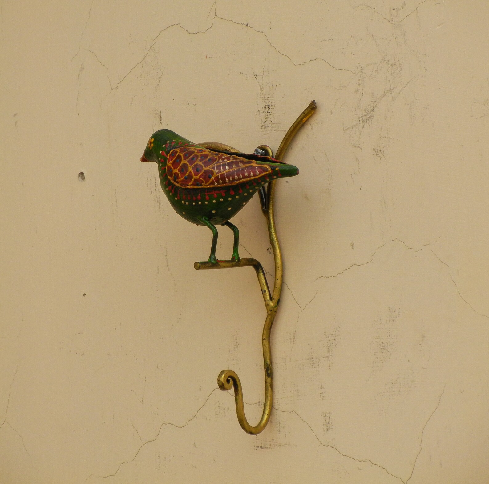 Metal Bird Wall Hanger With 1 Hook Decorative Hooks Coat Etsy UK