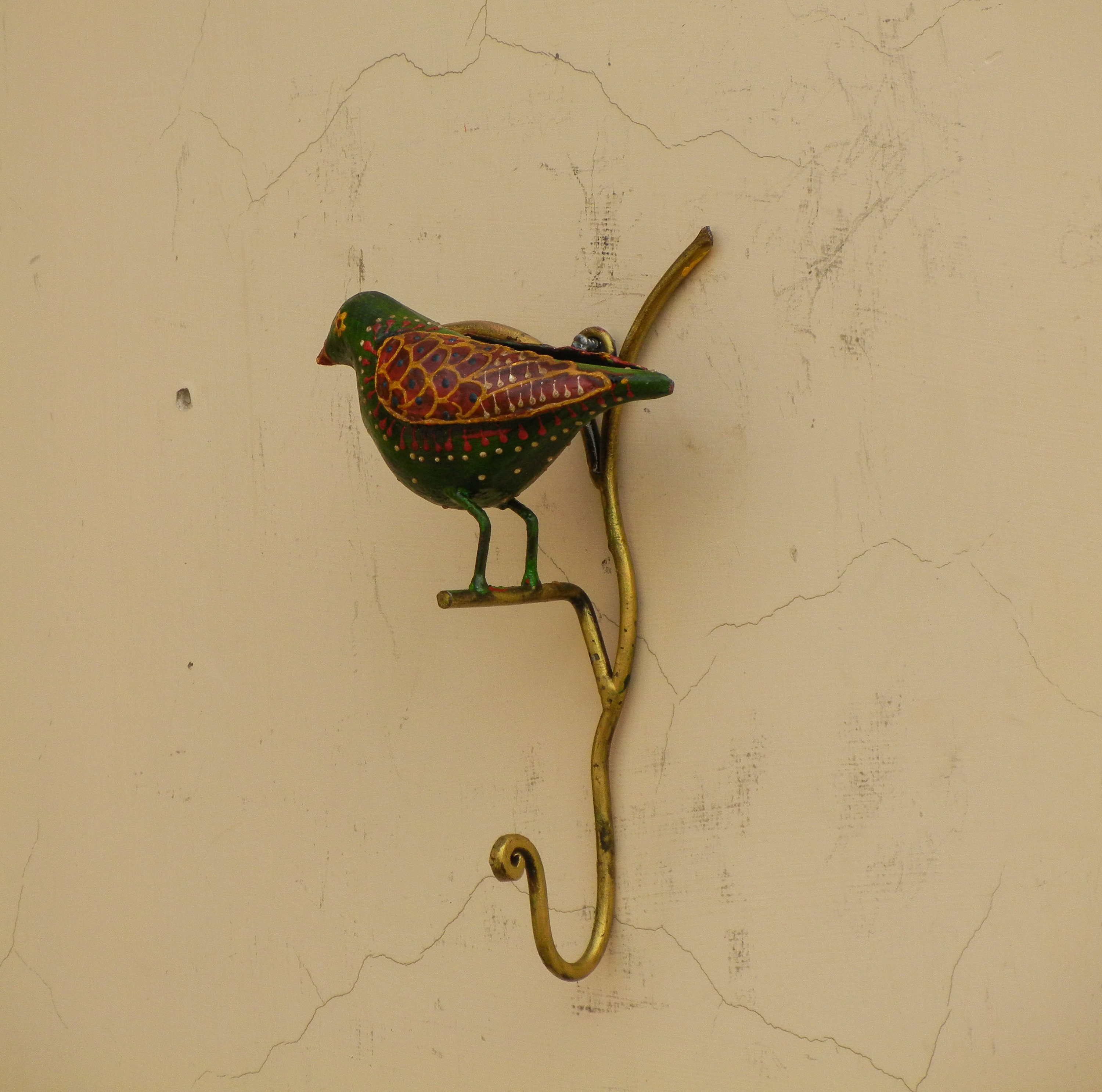 Metal Bird Wall Hanger With 1 Hook Decorative Hooks Coat Etsy UK