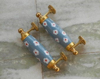 Keramik Türgriff, Türöffner, Türzug, Tür Hardware, Home Decor - paar