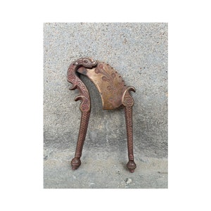 Vintage Brass Nut Cracker Indian Sarota Style Nut Cutter 6.5 Inch Handmade Home Decor Gift