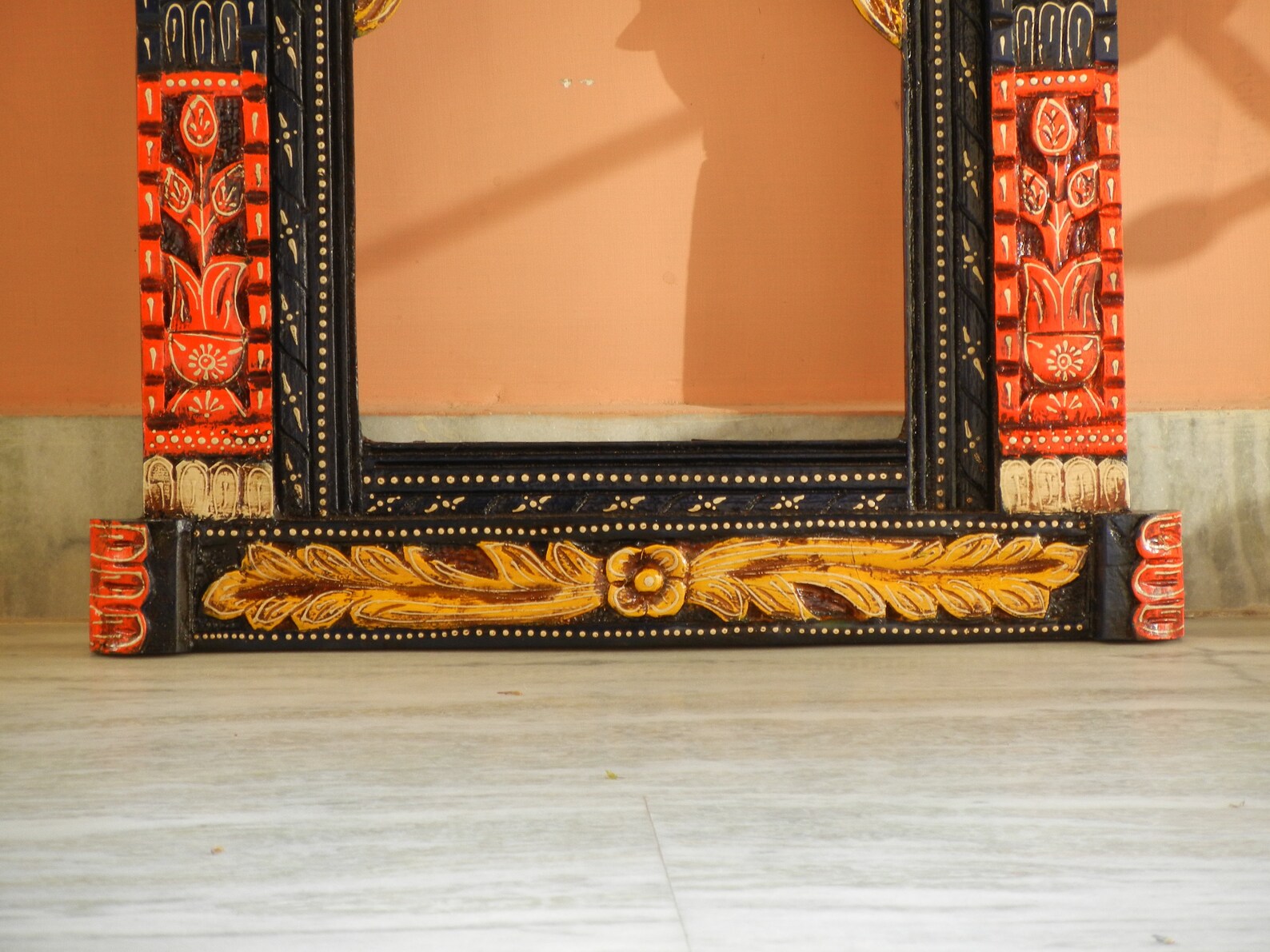 Wooden Traditional Ethnic Jharokha Wall Frame Wall Decor Etsy