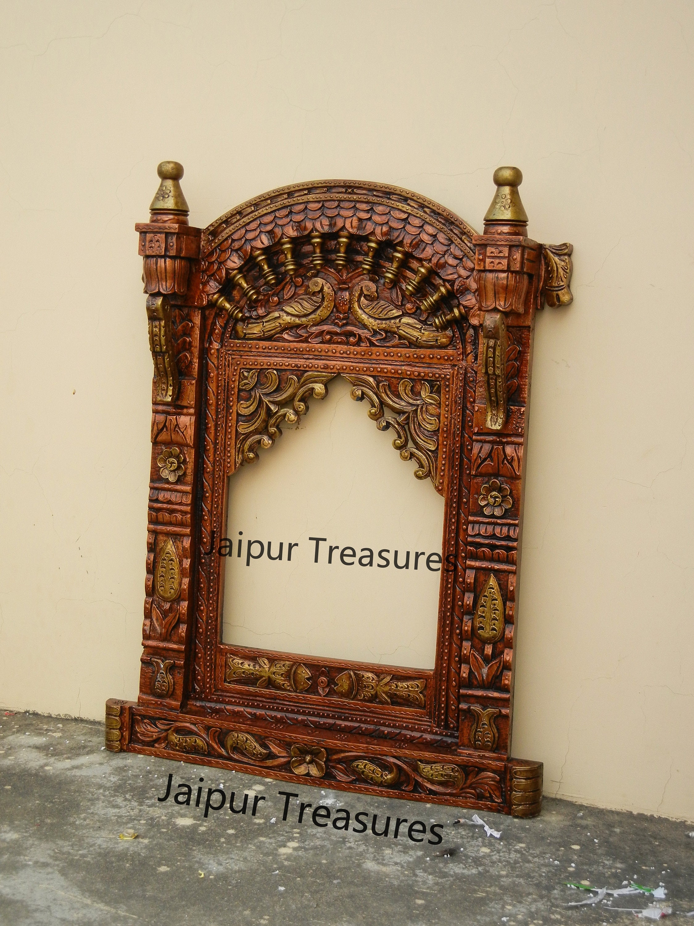 Wooden Jharokha Wall Frame Wall Decor Wall Hanging Window - Etsy