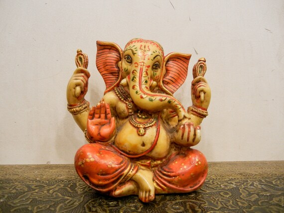 Living Room Bedroom Blue Shri Handicrafts 7 Handmade Ganesha Resin Statue Hindu God Idol Figurines Gifts Antique Design for Home Decoration Living Room Bedroom Blue Shri Handicrafts 7 Handmade Ganesha Resin Statue Hindu God Idol Figurines Gifts Antique Design for Home Decoration