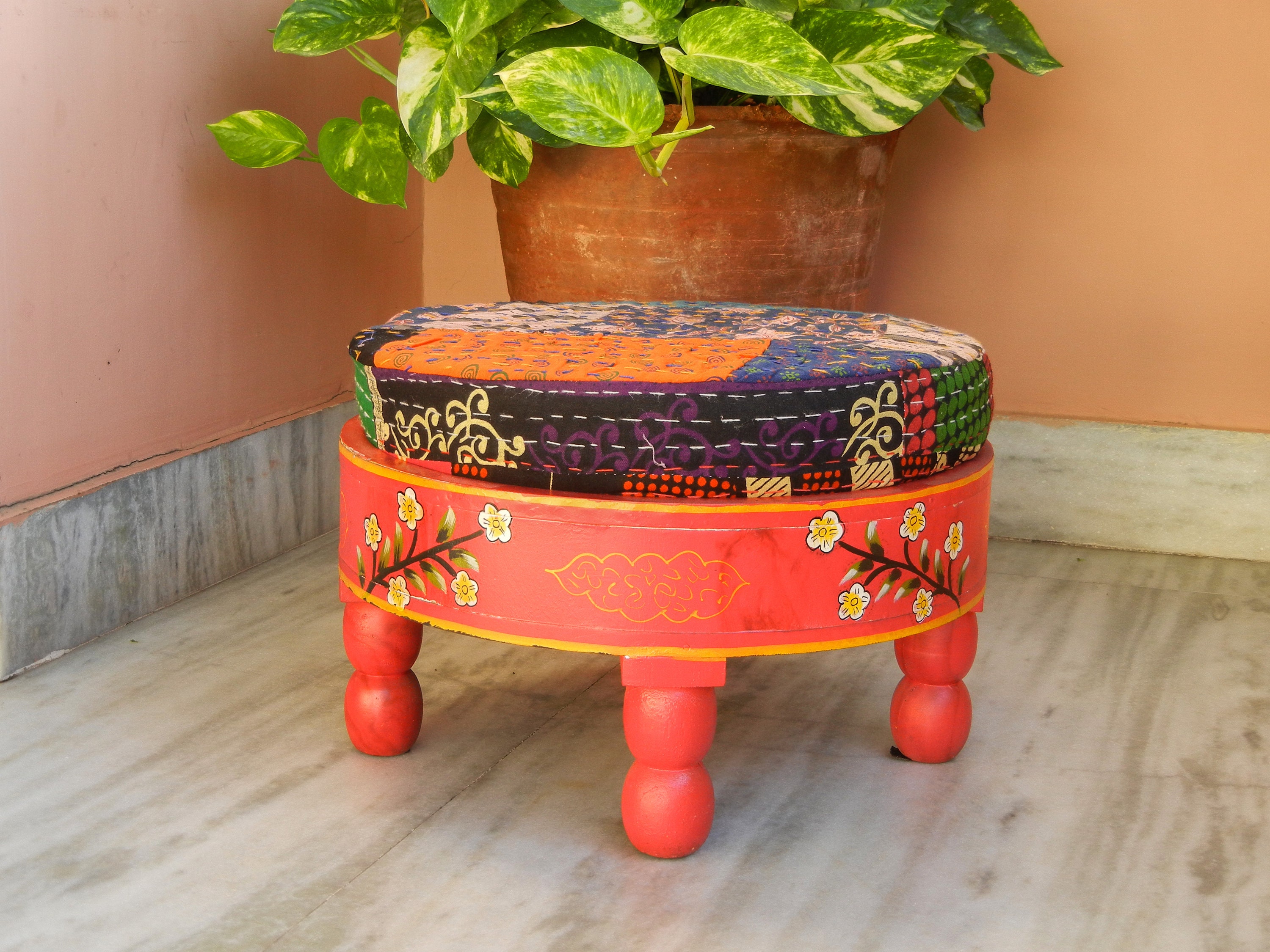 Indian clearance footstools pouffes