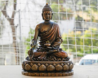 Resin Handgemachte Buddha Statue, Figur, Skulptur, Indischer Stil, Figur