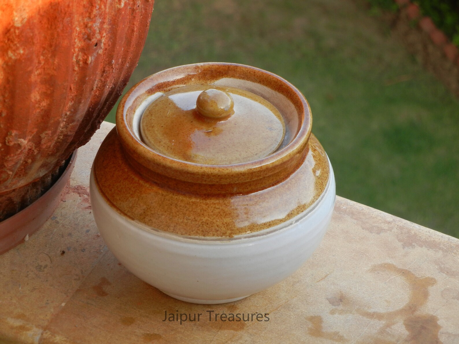 Ceramic Pickle Jar Achaar Barni Container Canister Etsy Australia