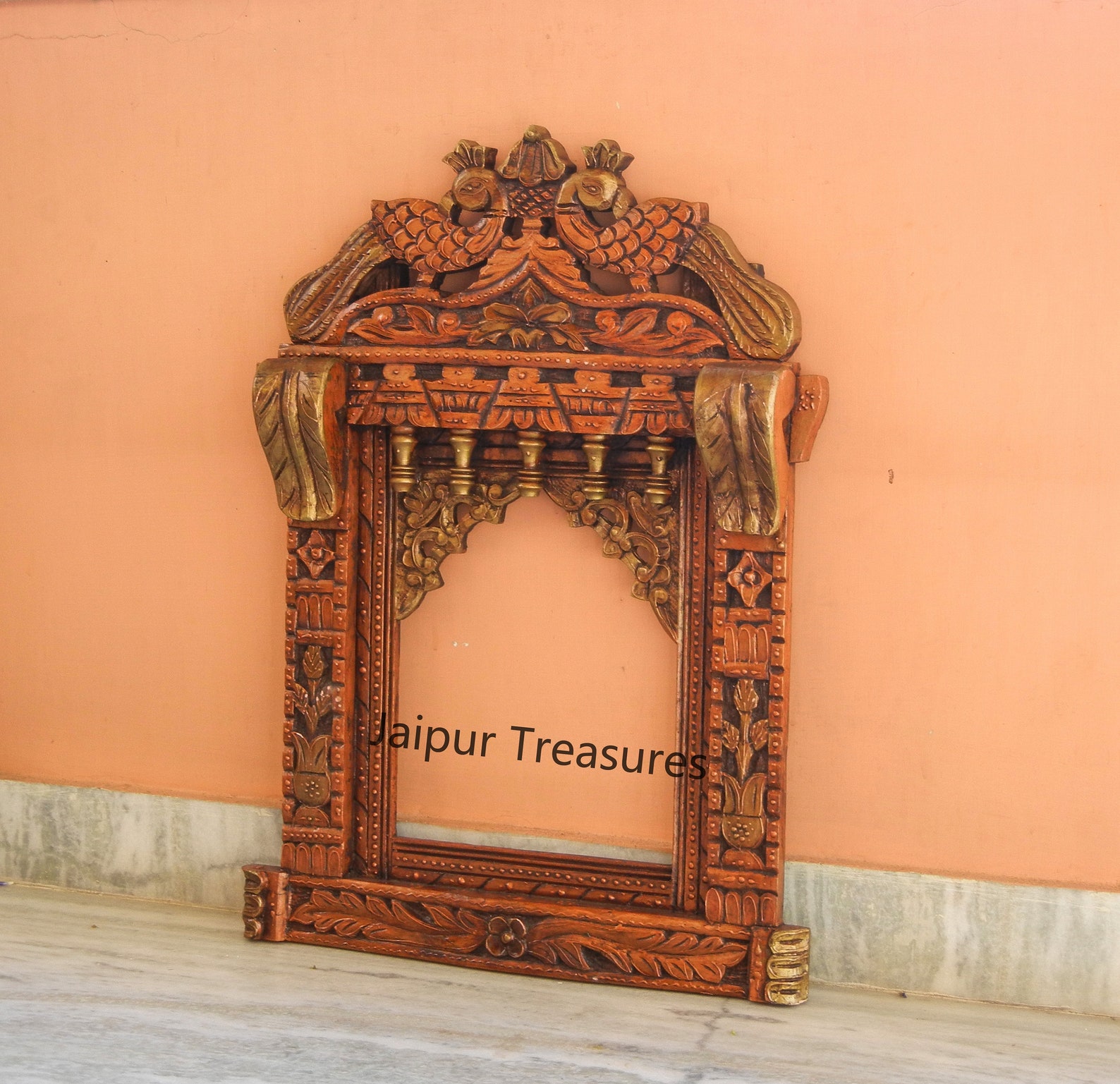 Wooden Ethnic Jharokha Wall Frame Wall Decor Wall Hanging Etsy