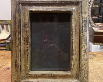 Marco de fotos de madera, soporte fotográfico, marcos de fotos, hecho a mano
