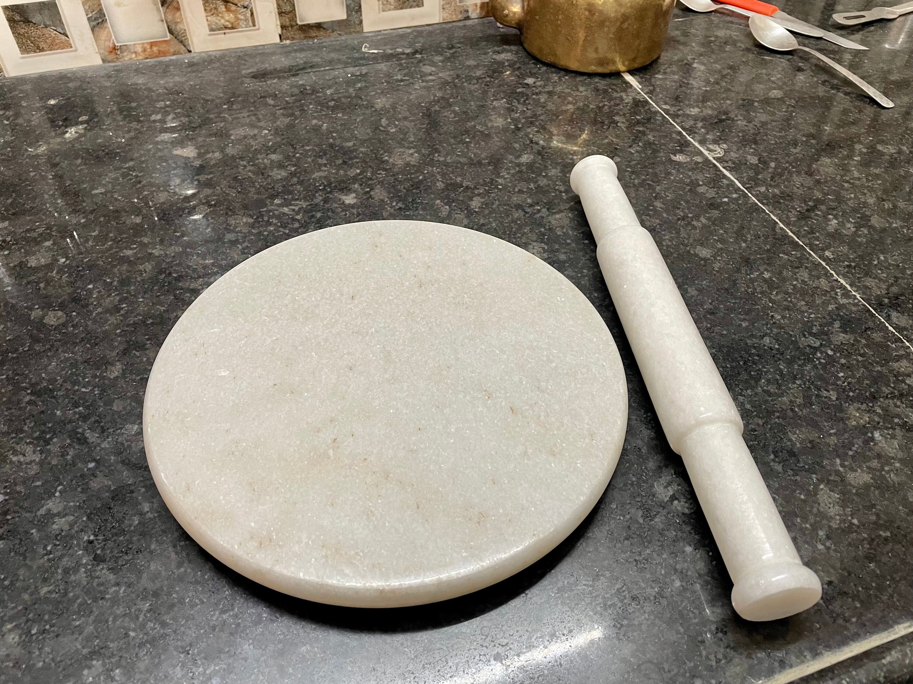 Marmor Chakla Belan Set Marmorplatte Roti Maker Chapati | Etsy