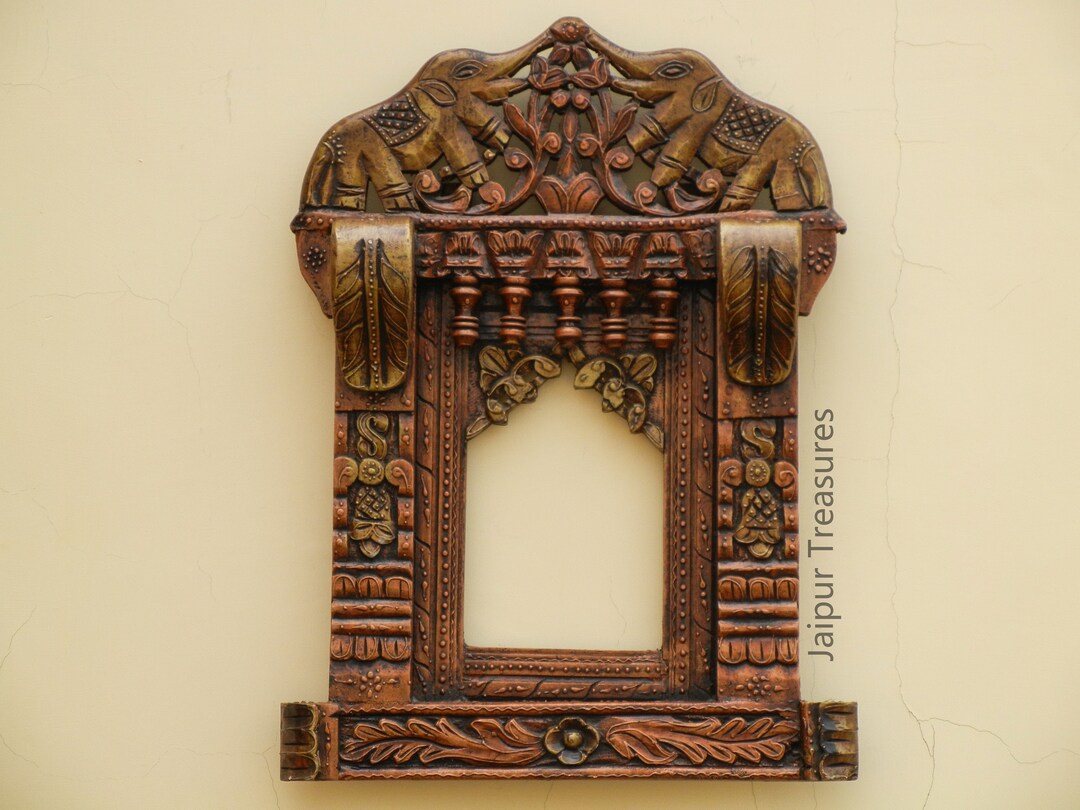 Wooden Ethnic Jharokha Wall Frame Wall Decor Wall Hanging Etsy