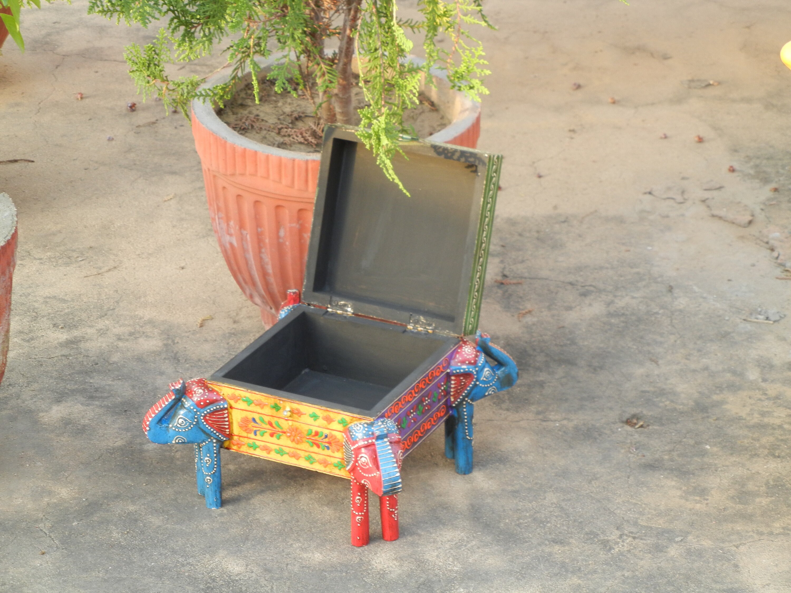 Holz Vier Elefanten Box Aufbewahrung Schmuck organizer Desk | Etsy