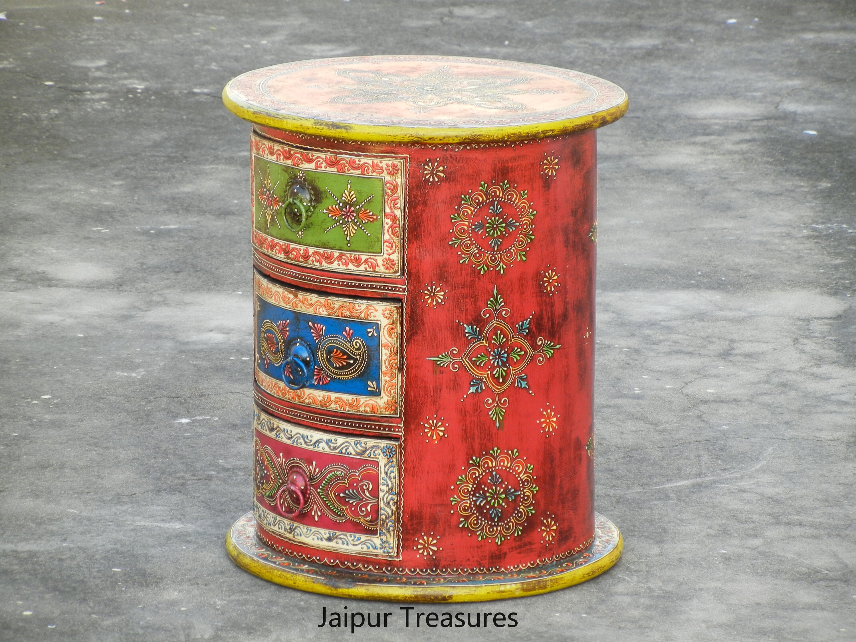 Wooden 3 Drawer Chest Bedside Table Storage Table Drawer Etsy