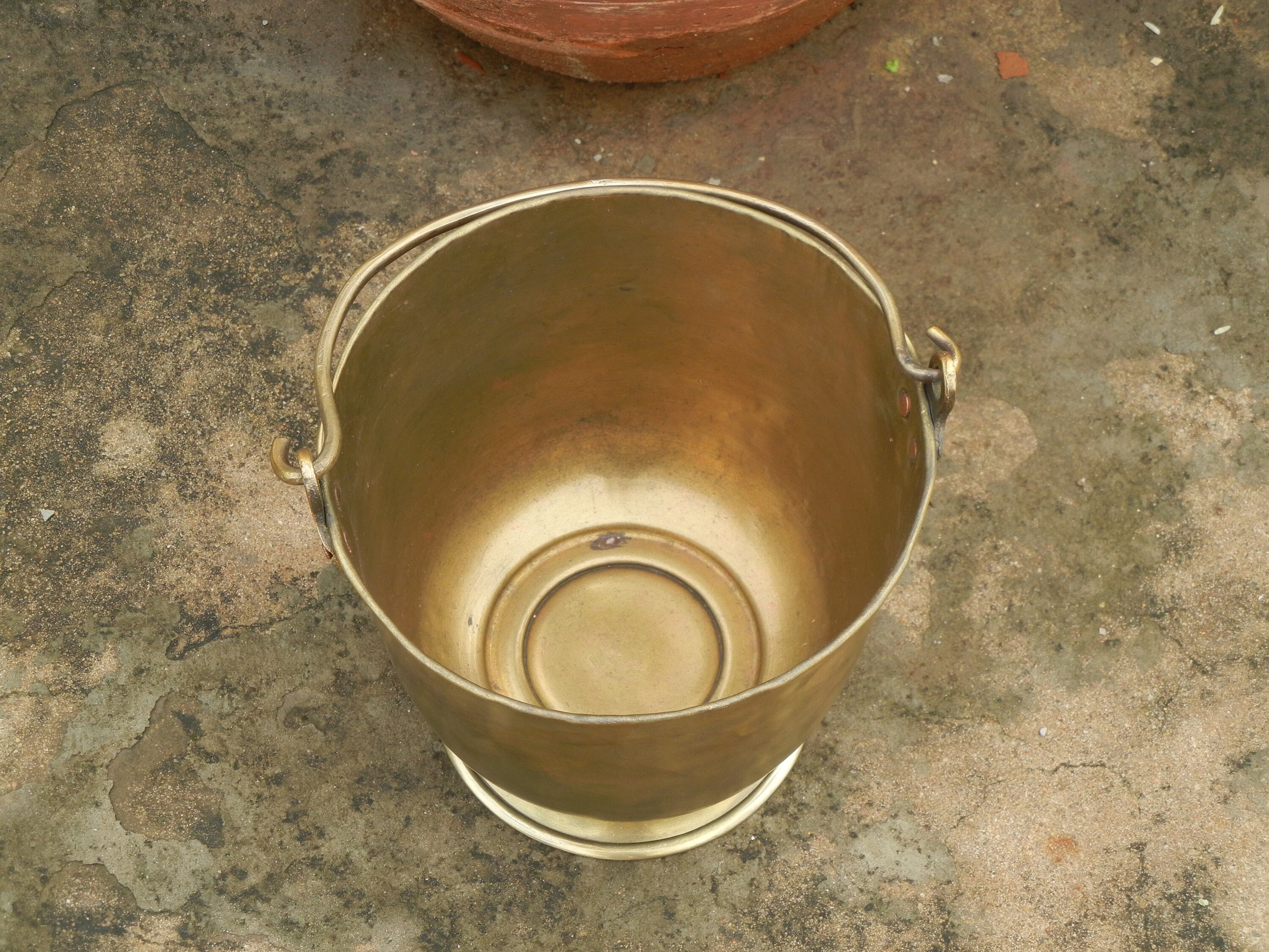 Old Vintage Brass Ice Bucket With Handle Barware Home Decor Etsy UK