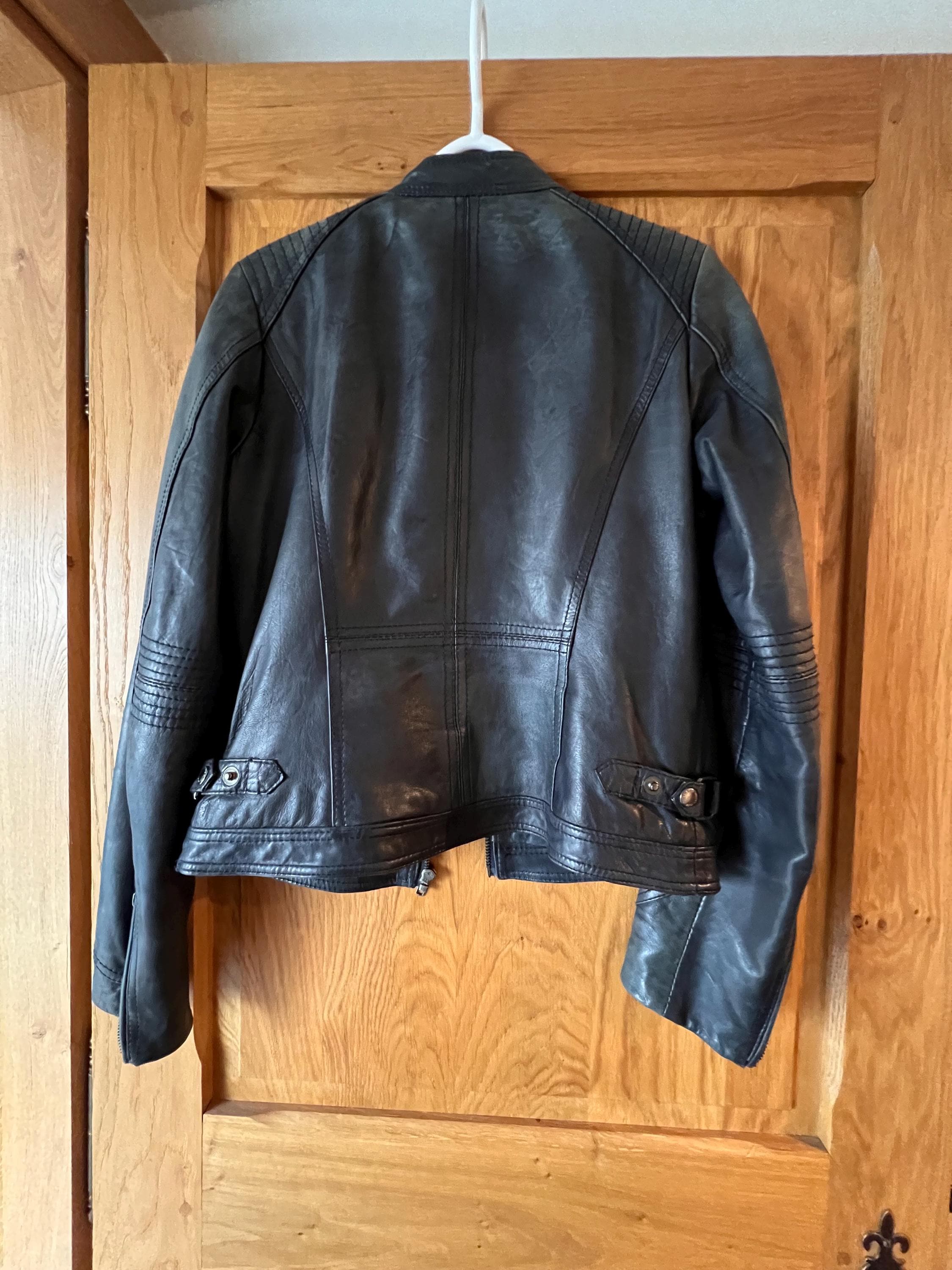 レビュー高評価商品 'n Rock Jacket Biker Leather Blue M / S Gray Anthracite ジャケット・アウター