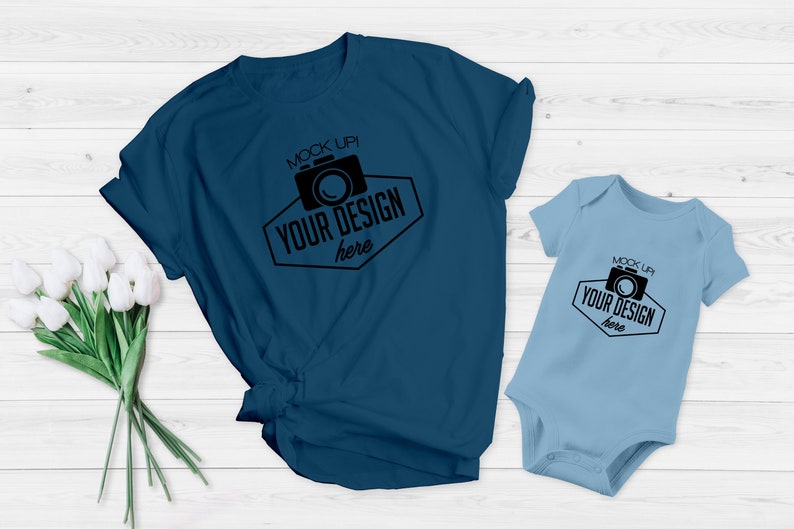 Download Family Tshirt Mockup Bundle 13 Matching Parents Tee Newborn | Etsy