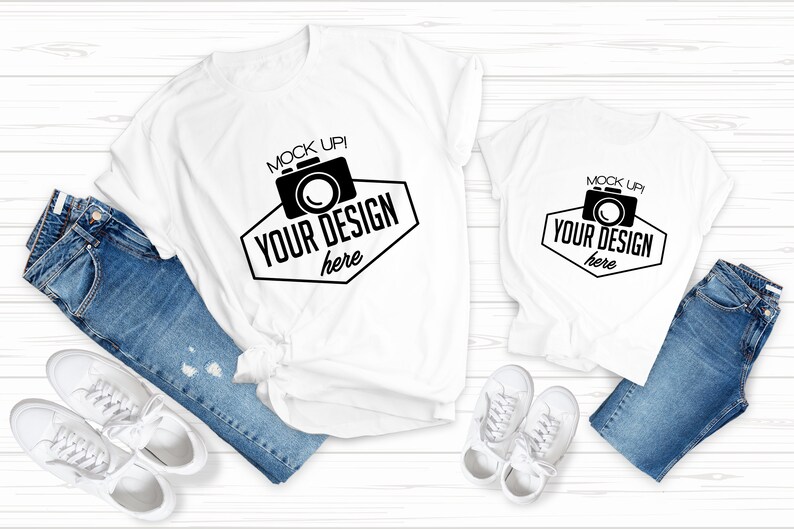 Download Family Tshirt Mockup Bundle 13 Matching Parents Tee ...