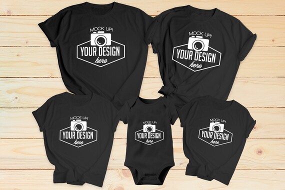 Family Blank Black T Shirt Bella Canvas 3001 3001t 100b Black Etsy