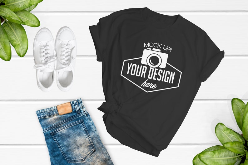 Download Summer T-shirt mockup BUNDLE/ Bella Canvas / 9 High ...
